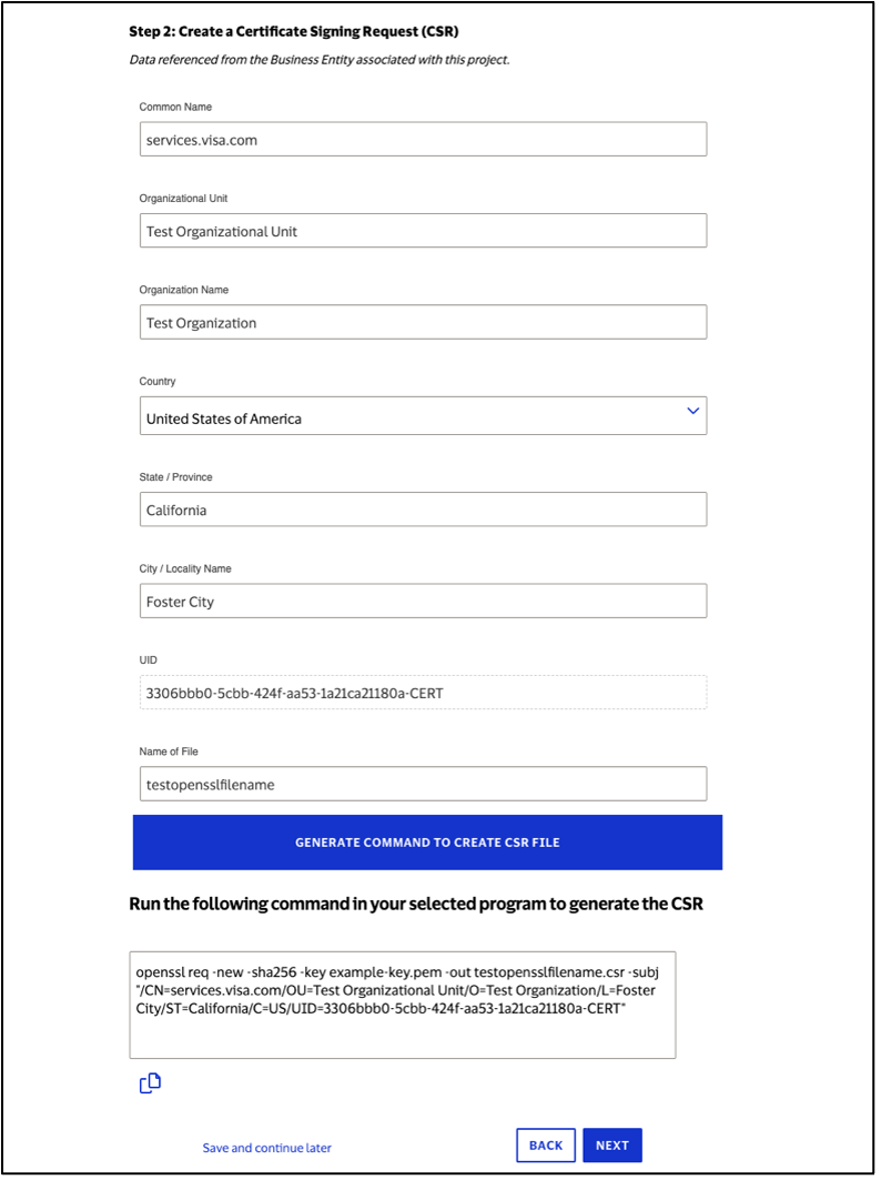 CSR Wizard Tool using OpenSSL